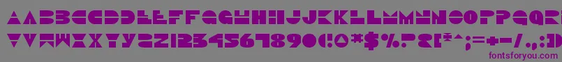 Discoduckv2-Schriftart – Violette Schriften auf grauem Hintergrund