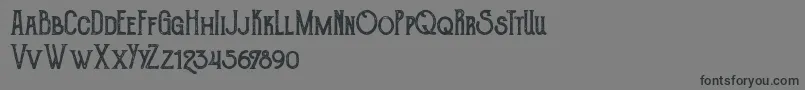 TheGoldsmithVintage Font – Black Fonts on Gray Background