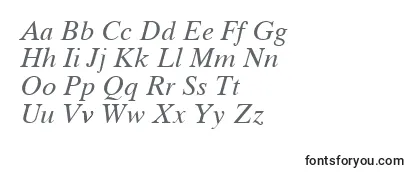 Обзор шрифта GrecoTenSsiItalic