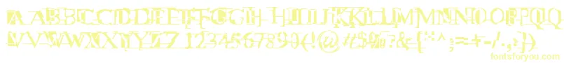 フォントMltwnii – 黄色のフォント