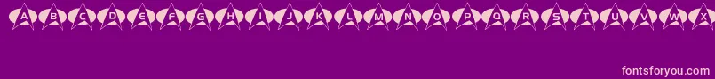 Energize Font – Pink Fonts on Purple Background