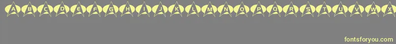 Energize Font – Yellow Fonts on Gray Background