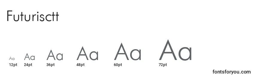 Futurisctt Font Sizes