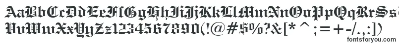 EngraversOldEnglishBoldBt-Schriftart – Inoffizielle Schriften