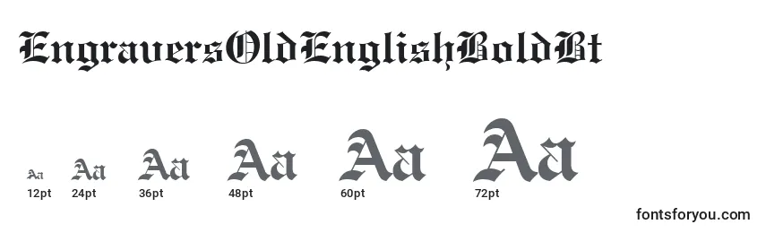 EngraversOldEnglishBoldBt Font Sizes