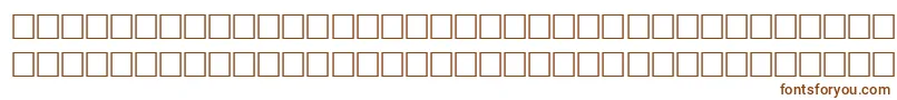 Fqaqee3 Font – Brown Fonts on White Background