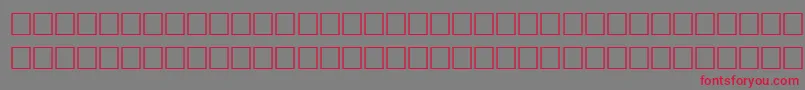 Fqaqee3 Font – Red Fonts on Gray Background