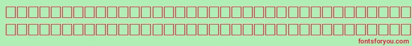 Fqaqee3 Font – Red Fonts on Green Background