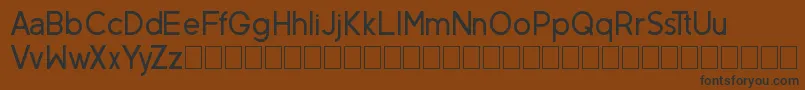 Шрифт NeovixBasic – чёрные шрифты на коричневом фоне
