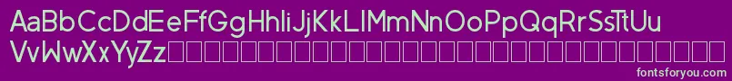Czcionka NeovixBasic – zielone czcionki na fioletowym tle
