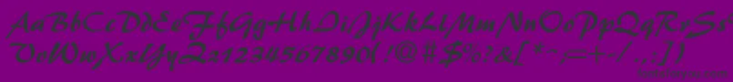 More about BrushFlash Font BrushFlash Font – Black Fonts on Purple Background