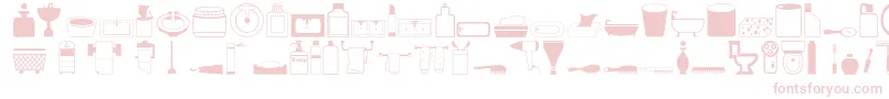 Hygieneo Font – Pink Fonts on White Background