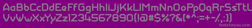 Подробнее о шрифте GiantrobotarmyMedium Шрифт GiantrobotarmyMedium – серые шрифты на фиолетовом фоне