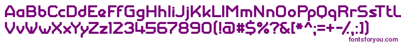 GiantrobotarmyMedium Font – Purple Fonts on White Background