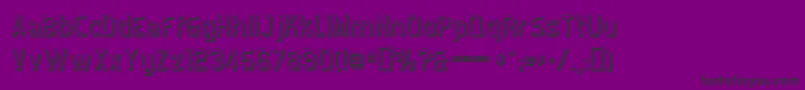 フォントForgotts – 紫の背景に黒い文字