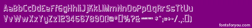 Forgotts Font – White Fonts on Purple Background