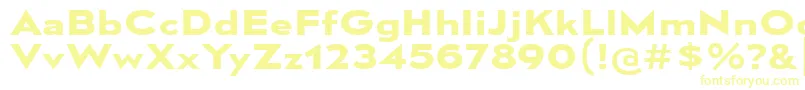 MesmerizeExBd-Schriftart – Gelbe Schriften