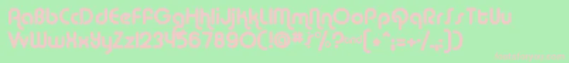 Alba ffy Font – Pink Fonts on Green Background