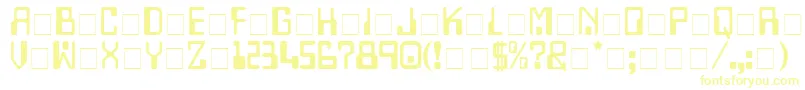 TechnoDisplayCapsSsi Font – Yellow Fonts