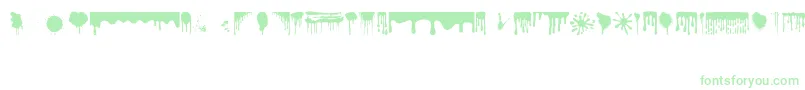 Dripping-Schriftart – Grüne Schriften