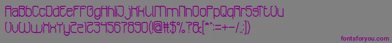 EntertainmentShow Font – Purple Fonts on Gray Background