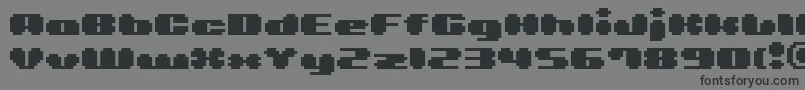 Bmlea Font – Black Fonts on Gray Background