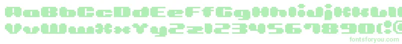 Bmlea Font – Green Fonts on White Background