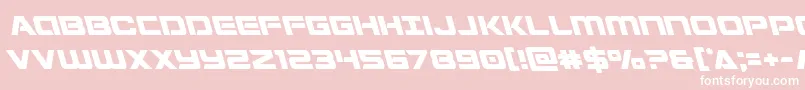 Stardusterleft Font – White Fonts on Pink Background