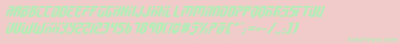 Fed2v2ei Font – Green Fonts on Pink Background