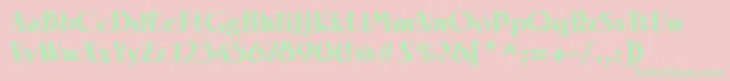 More about LinotypeRowenaBlack Font LinotypeRowenaBlack Font – Green Fonts on Pink Background