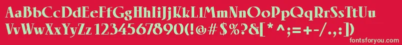 More about LinotypeRowenaBlack Font LinotypeRowenaBlack Font – Green Fonts on Red Background