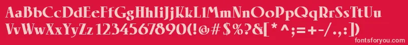 More about LinotypeRowenaBlack Font LinotypeRowenaBlack Font – Pink Fonts on Red Background