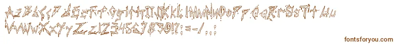 Fonte PaulsBloodyFont – fontes marrons