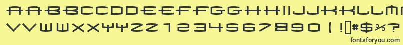 1979 Font – Black Fonts on Yellow Background