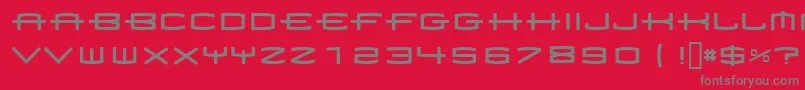 1979 Font – Gray Fonts on Red Background