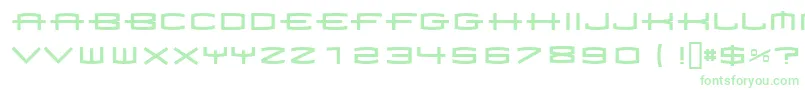 1979 Font – Green Fonts on White Background