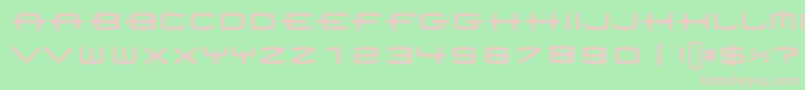 1979 Font – Pink Fonts on Green Background