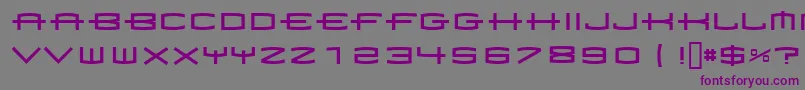 1979 Font – Purple Fonts on Gray Background