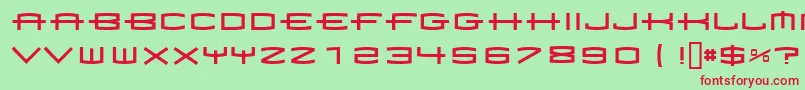 1979 Font – Red Fonts on Green Background