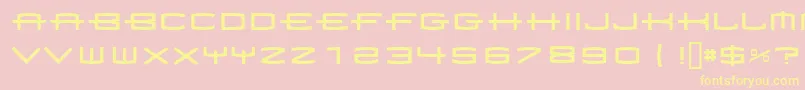 1979 Font – Yellow Fonts on Pink Background