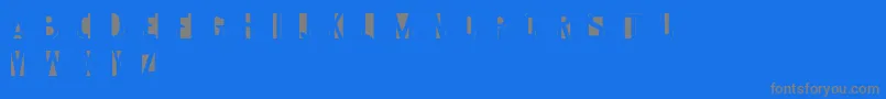 More about Imprint Font Imprint Font – Gray Fonts on Blue Background