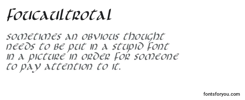 Foucaultrotal Font