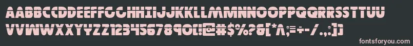 Governorlaser Font – Pink Fonts on Black Background