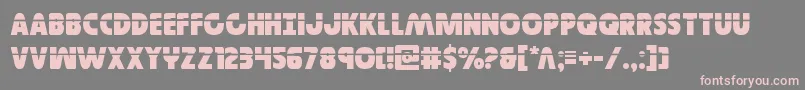 Governorlaser Font – Pink Fonts on Gray Background