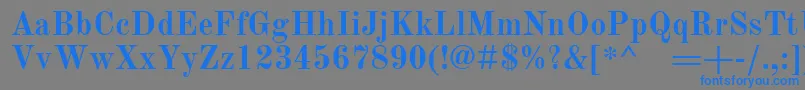 Подробнее о шрифте OldstandardBold Шрифт OldstandardBold – синие шрифты на сером фоне