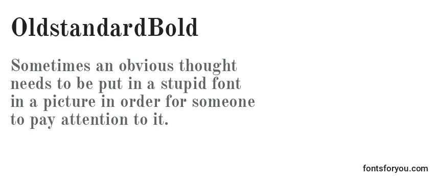 Шрифт OldstandardBold