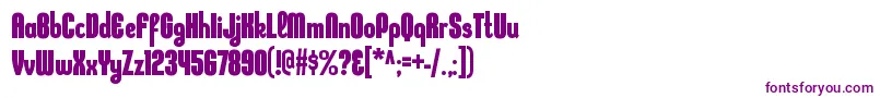 Шрифт KleptocracycdBold – фиолетовые шрифты