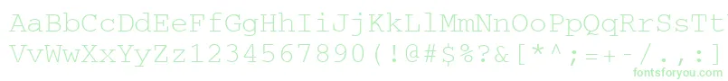 CourierCeRegular Font – Green Fonts