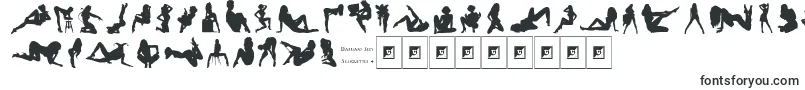 DarriansSexySilhouettes4-Schriftart – Schriftarten, die mit D beginnen
