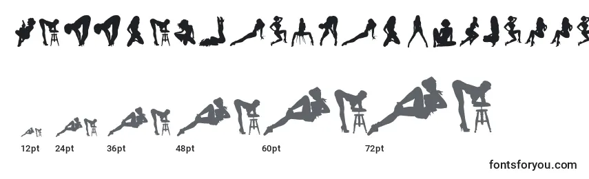 DarriansSexySilhouettes4 Font Sizes
